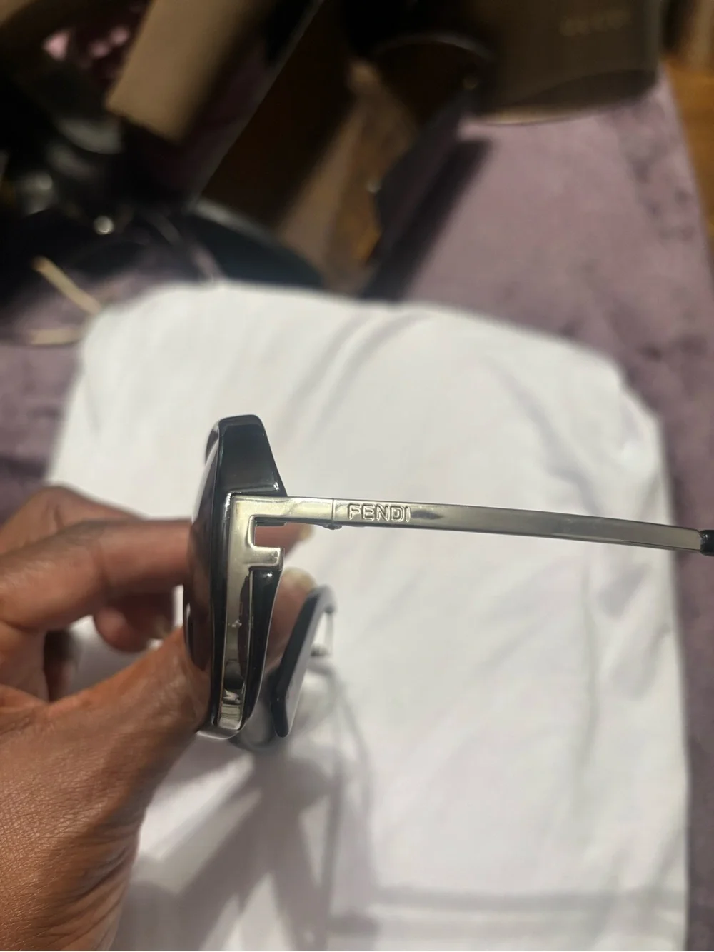 Fendi Oversized Black Women's Sunglasses
